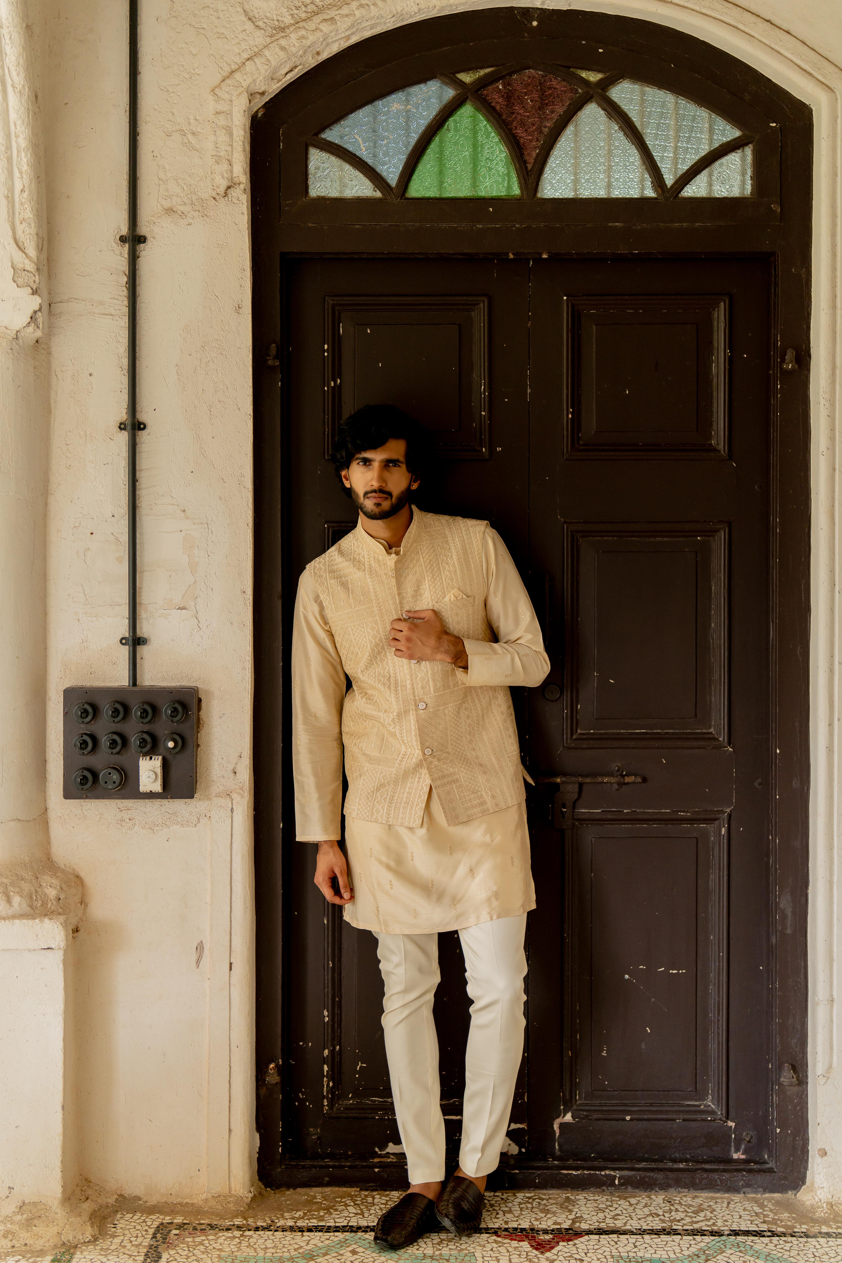 Tusser Dyed Silk Ensemble