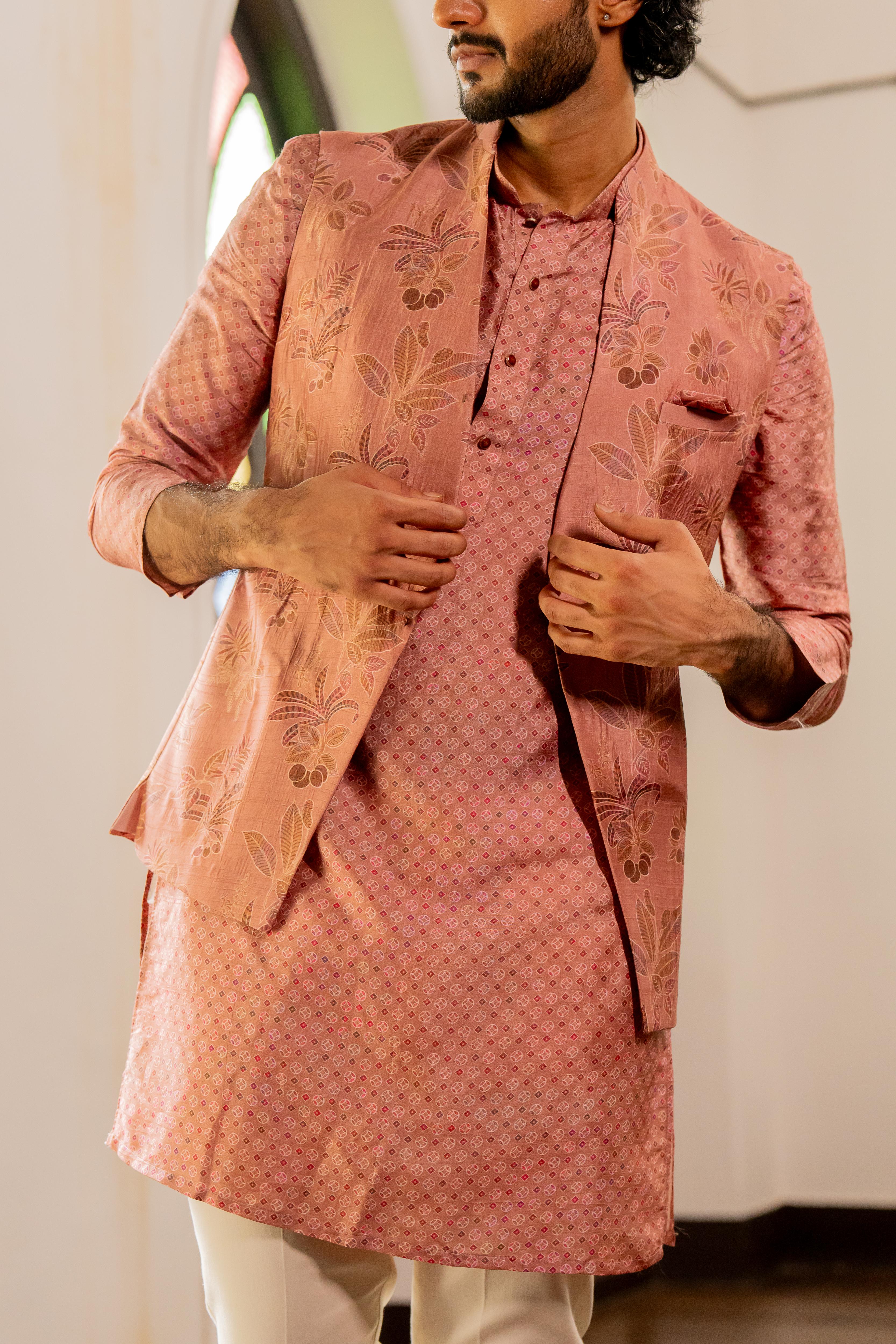 Dusty Pink Digital Printed Ensemble
